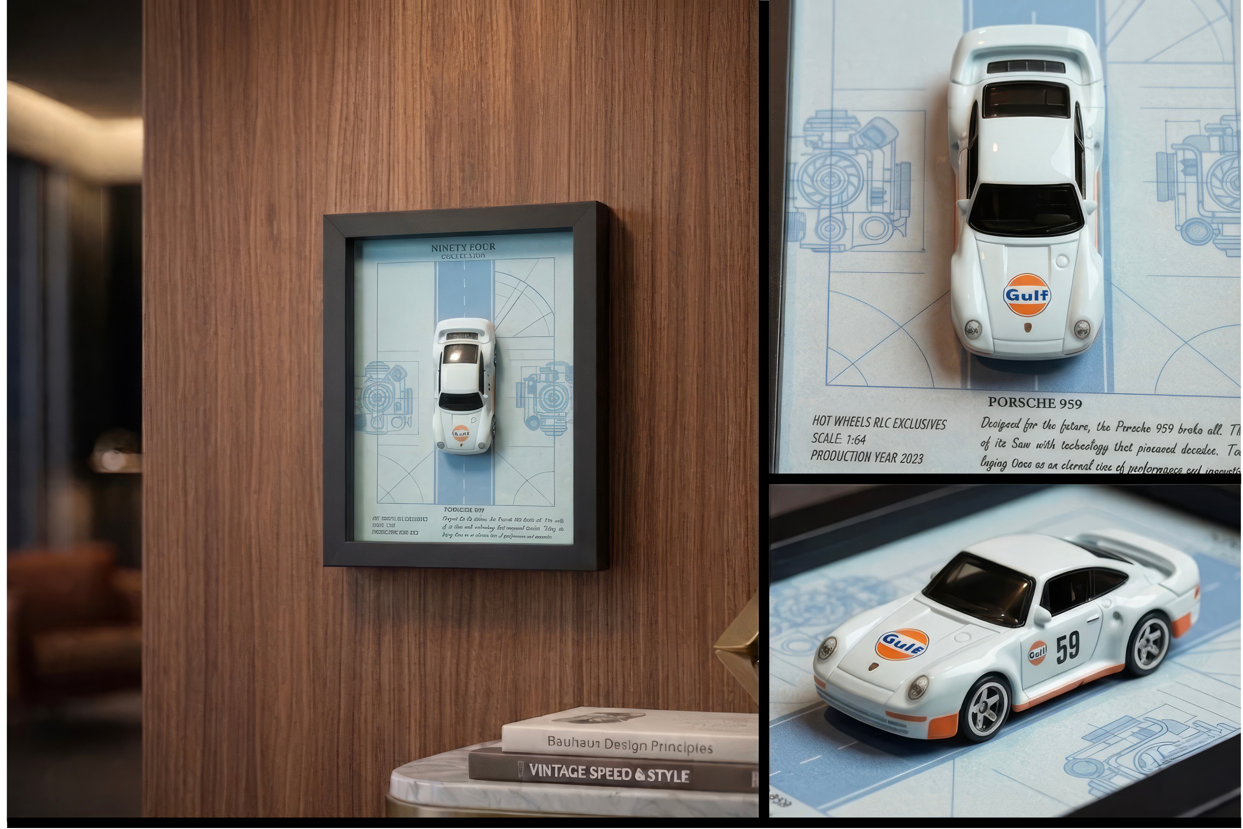 Porsche 959 – Gulf Heritage Wall Art (RLC Edition, 5x7)