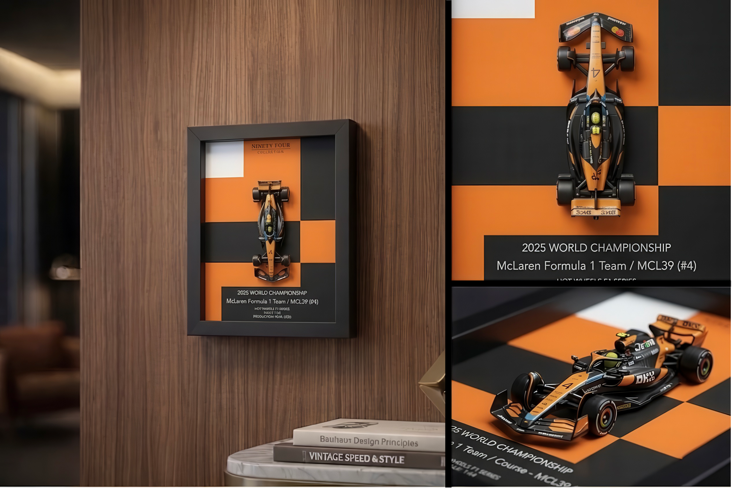 McLaren MCL39 (#4) – World Championship Wall Art (5x7)